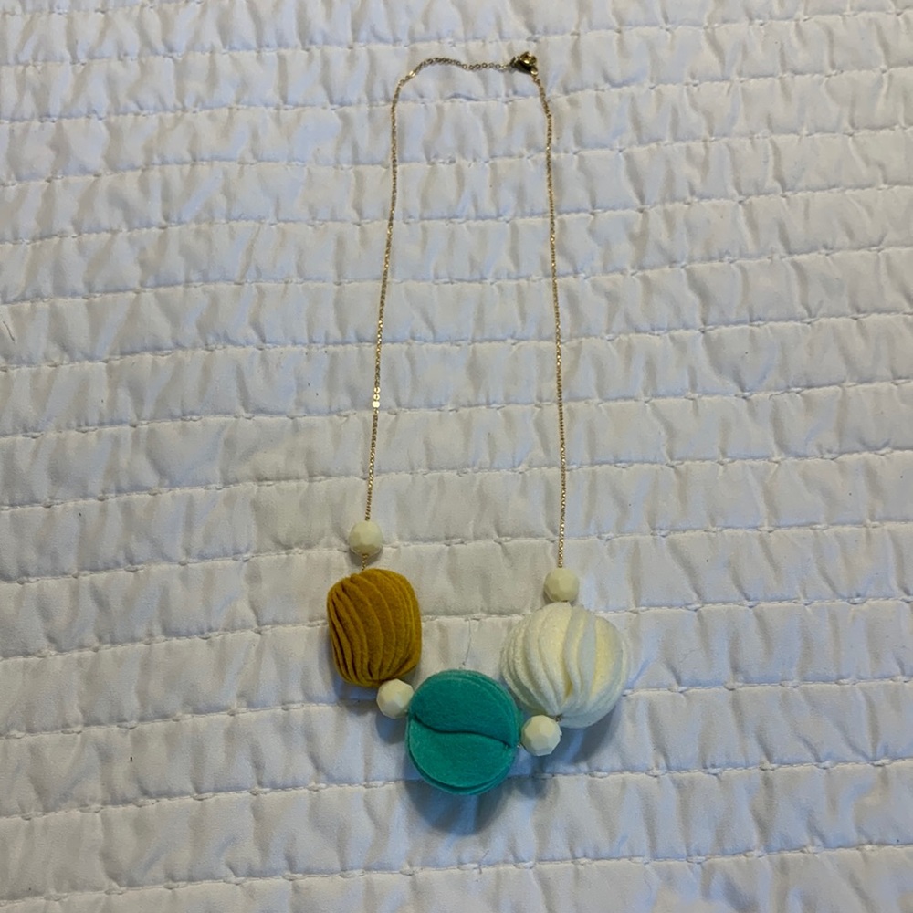Homako felt necklace from Anthropologie. Only worn a couple of times.